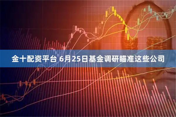 金十配资平台 6月25日基金调研瞄准这些公司