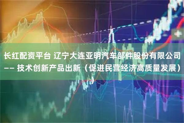 长红配资平台 辽宁大连亚明汽车部件股份有限公司—— 技术创新产品出新（促进民营经济高质量发展）